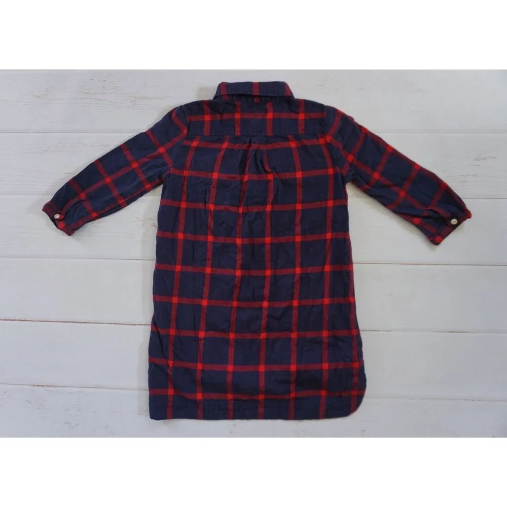 Crewcuts Girl's Plaid Dress - Size 7 - Picture 5 of 5
